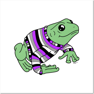 Asexual Frog Posters and Art